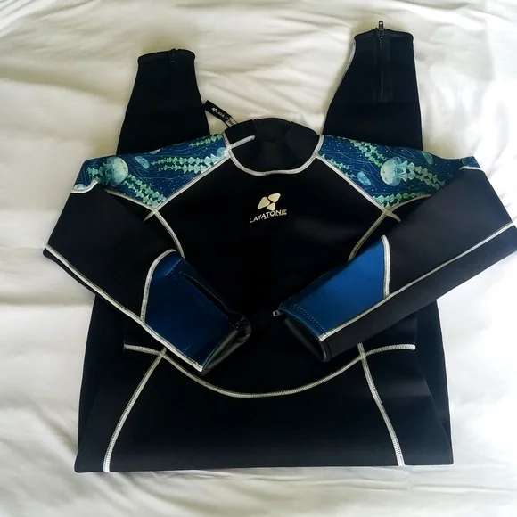 LAYATONE, Wetsuit, NEW,Decorate the ocean, Women size M - Picture 3 of 6